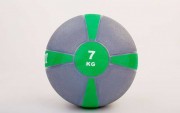 Мяч медицинский медбол Zelart Medicine Ball FI-5122-7 7кг Green