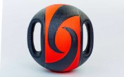 М'яч медичний медбол із двома рукоятками Record Medicine Ball FI-5111-8 8кг Orange
