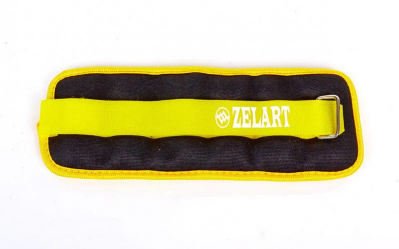 Утяжелители-манжеты для рук и ног Zelart FI-2502-2 (2 x 1кг) Yellow