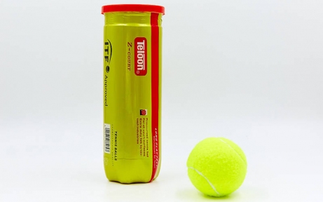 Мяч для большого тенниса TELOON T818P3 Z-COURT