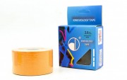Кинезио тейп в рулоне 3,8см х 5м (Kinesio tape) эластичный пластырь BC-4863-3,8 Orange