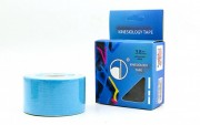 Кинезио тейп в рулоне 3,8см х 5м (Kinesio tape) эластичный пластырь BC-4863-3,8 Blue