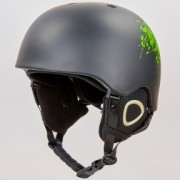 Шлем горнолыжный с механизмом регулировки MOON MS-6289  p-p L-55-58 Black