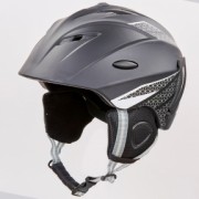 Шлем горнолыжный с механизмом регулировки MOON MS-6287 p-p M-55-58 Black- white