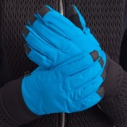 Перчатки горнолыжные теплые женские Zelart B-666 р-р L-XL Blue