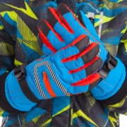 Перчатки горнолыжные теплые женские Zelart B-622 р-р M-L Blue