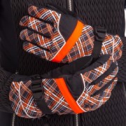 Перчатки горнолыжные теплые женские Zelart B-7702 р-р L-XL Orange