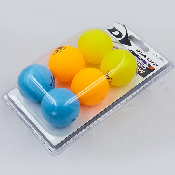 Набор мячей для настольного тенниса DUNLOP MT-679213 Разноцветный