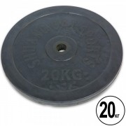 Млинці (диски) гумові d-30мм Shuang Cai Sports ТА-2188 20кг