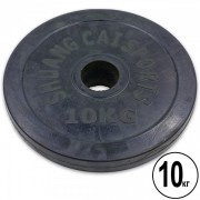 Млинці (диски) гумові d-52мм Shuang Cai Sports ТА-1447 10кг