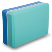 Блок для йоги двухцветный FI-1713 Blue/Azure