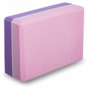 Блок для йоги двухцветный FI-1713 Pink/Violet