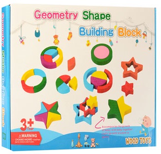 Развивающая игрушка геометрика Bambi MD 2329 Разноцветная2