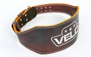 Пояс атлетический кожаный VELO VL-6627 Brown