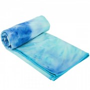Йога полотенце (коврик для йоги) KINDFOLK FI-8370 Blue