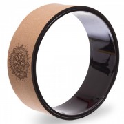 Колесо-кольцо для йоги пробковое Fit Wheel Yoga FI-1746 Black