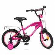 Велосипед дитячий PROF1 14д. Y14183 Рожевий