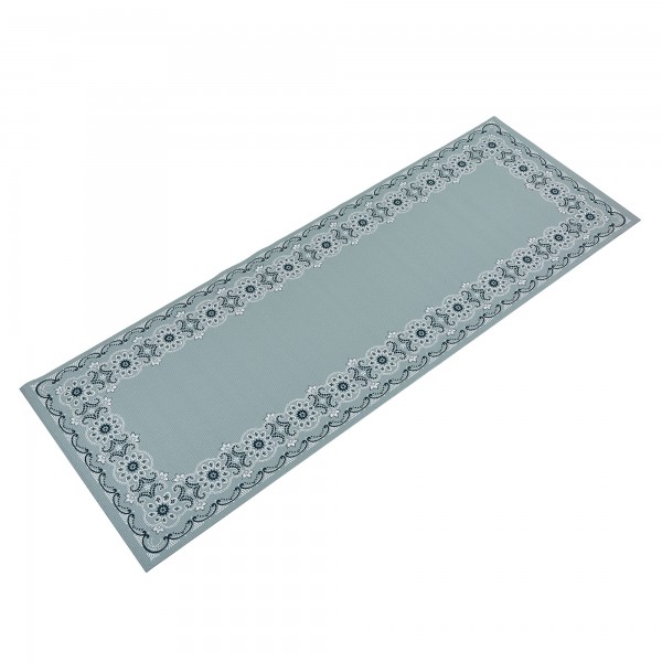 Коврик для йоги и фитнеса PVC двухслойный 4мм SP-Planeta CARPET FI-0184 Grey