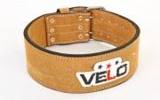 Пояс для пауэрлифтинга кожаный VELO VL-6645 Brown
