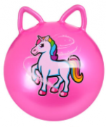 М'яч для фітнесу MS 0936-1 Profi рожевий єдиноріг