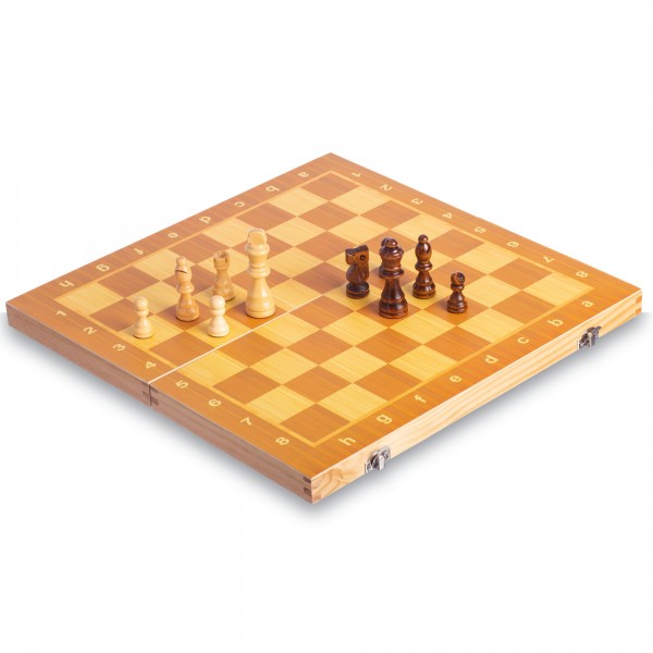 Шахи настільна гра дерев'яні на магнітах W6703