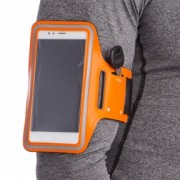 Чехол для телефона с креплением на руку для занятий спортом Zelart BTS-432 Оранжевый
