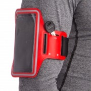 Чехол для телефона с креплением на руку для занятий спортом Zelart BTS-432 Красный