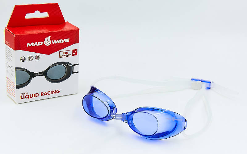 Очки для плавания стартовые MadWave LIQUID RACING M045301