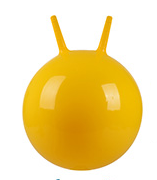 М'яч для фітнесу-45см MS 0380 Profi жовтий