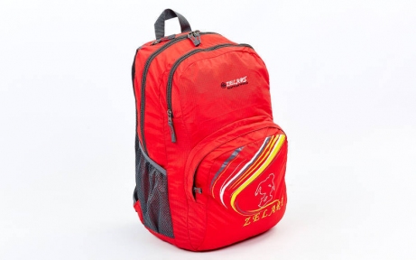 Рюкзак спортивный с жесткой спинкой Zelart GA-3705 Красный