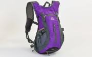 Рюкзак спортивний із жорсткою спинкою Zelart GA-2081 Фіолетовий