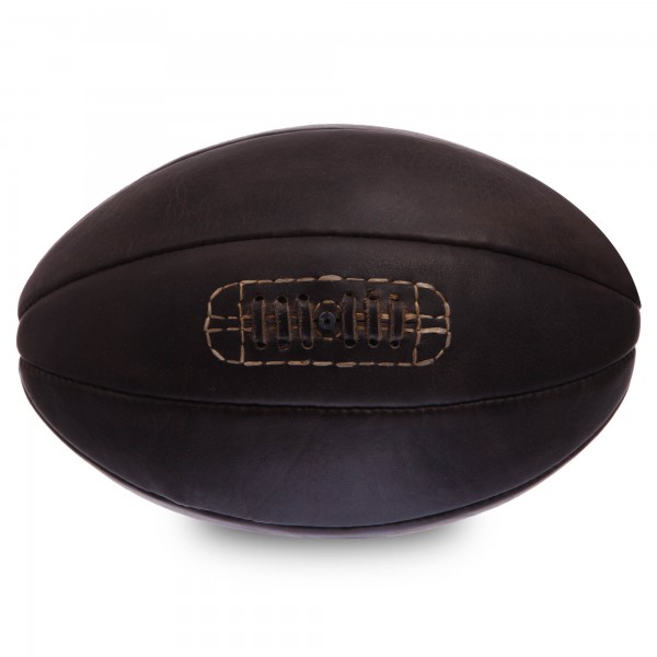 Мяч для регби кожаный VINTAGE F-0265 Темный-коричневый
