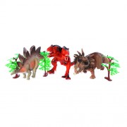 Динозавры Bambi 66111-66113 Разноцветные