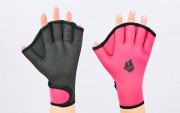 Перчатки для аквафитнеса MadWave M074603 Розовый L(23-24см)