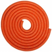 Скакалка для художественной гимнастики утяжеленная с люрексом l-3м Zelart C-0371 Оранжевый
