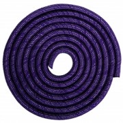 Скакалка для художньої гімнастики обтяжена з люрексом l-3м Zelart C-0371 Фіолетовий