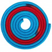 Скакалка для художественной гимнастики 3м 2-х цветная Zelart C-1657 Голубой-красный
