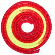 Скакалка для художественной гимнастики 3м 2-х цветная Zelart C-1657 Красный-салатовый