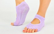 Носки для йоги с открытыми пальцами SP-Planeta FL-6872 Фиолетовый
