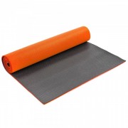 Коврик для фитнеса и йоги двухслойный SP-Planeta FI-5558 Оранжевый-черный