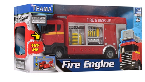 Пожарная машина-1 TEAMA 70102, 18,5см