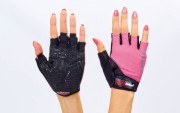 Велоперчатки з відкритими пальцями MADBIKE SK-06 Рожевий (M)