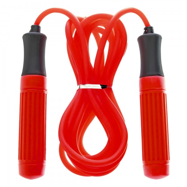 Скакалка с PVC жгутом FI-2550 Красный
