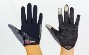 Велоперчатки с закрытыми пальцами MADBIKE SK-13 Черный (M)
