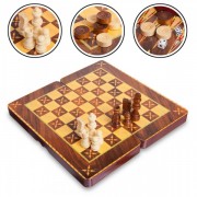 Шахматы, шашки, нарды 3 в 1 MDF 5566C