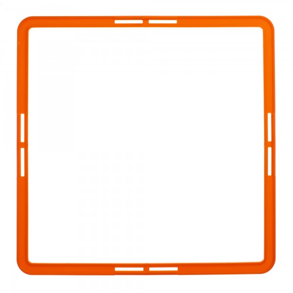 Тренувальна сітка підлогова (квадратна 1шт) HEXAGON Agility Grid C-1411,помаранчевий