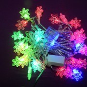 Гірлянда світлодіодна сніжинки LED 28 1-123 RGB