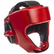 Шлем боксерский открытый PU ZELART BO-1349,р-р XL,красный