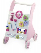 Viga Toys с бизибордом, розовый (50178)
