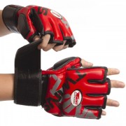 Перчатки для смешанных единоборств MMA TWINS TW-001 Красный  XL